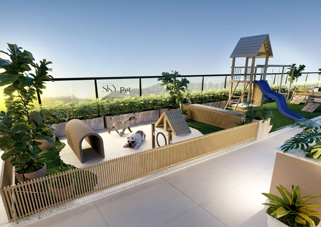 Sky Pet, espaço para animais na cobertura